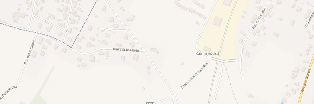 Plan du 16 Rue de l’Etang de Venarde à Marcilly-sur-Tille