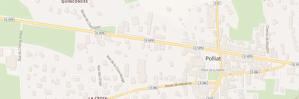 Plan du 223 Rte de Mâcon à Polliat