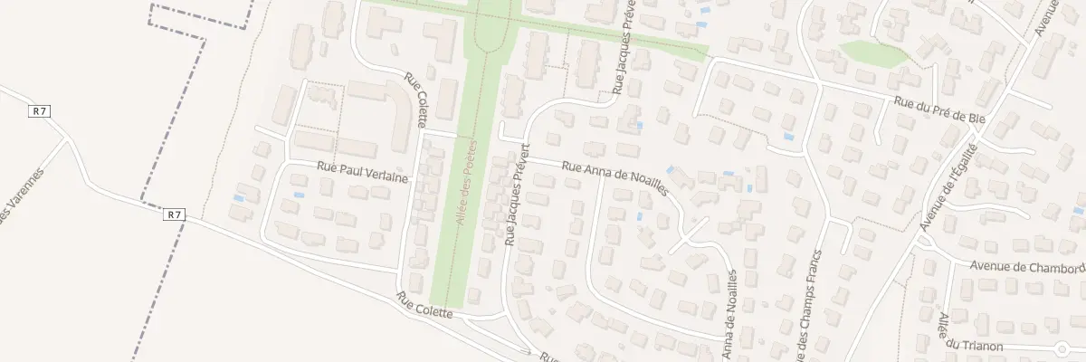 Plan du 25 Rue Anna de Noailles à Chevigny-Saint-Sauveur