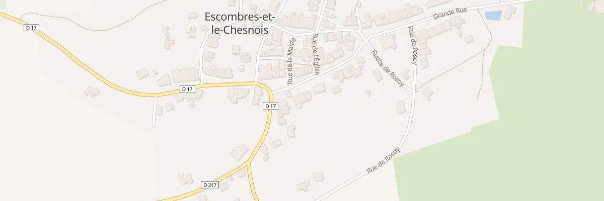 Plan du 2 Gr Grande Rue à Escombres-et-le-Chesnois