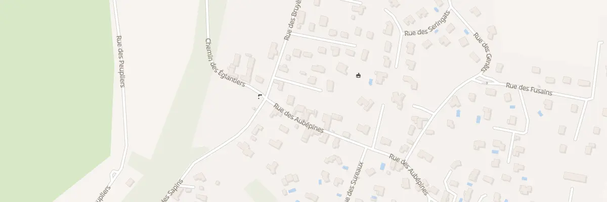 Plan du 3 Rue des Aubépines à Villette-d’Anthon