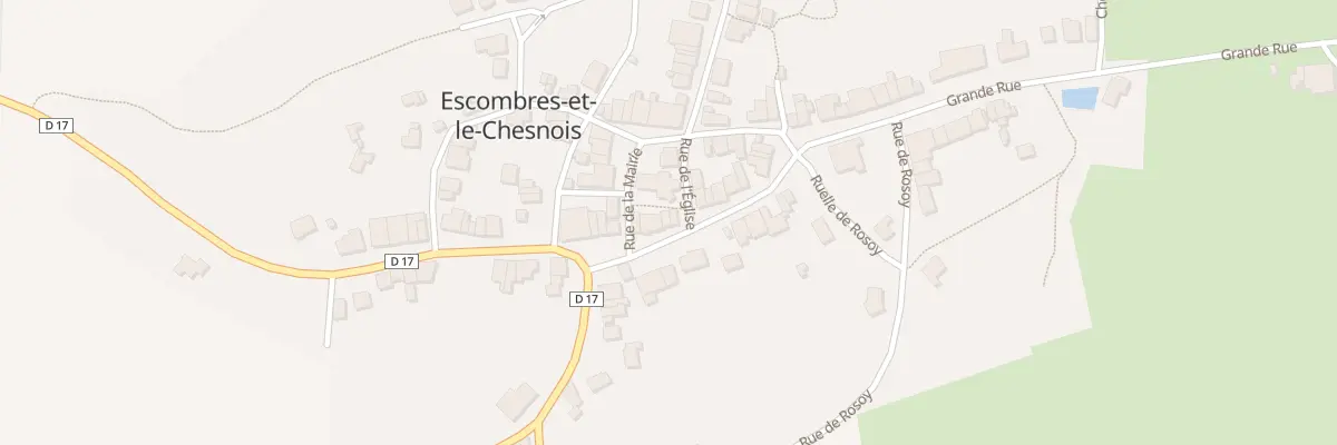 Plan du 1 Gr Grande Rue à Escombres-et-le-Chesnois
