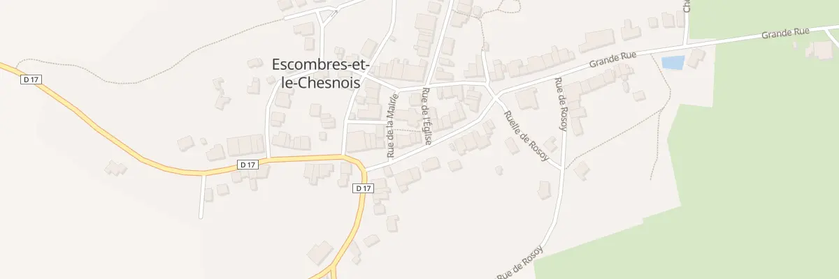Plan du 5113 Gr Grande Rue à Escombres-et-le-Chesnois