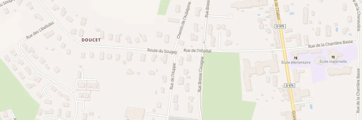 Plan du 686 Rue de l’Huppe à Montrevel-en-Bresse