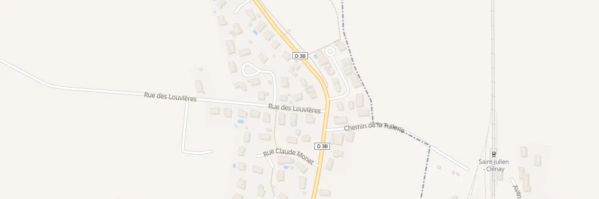 Plan du 2 Rue des Louvières à Clénay