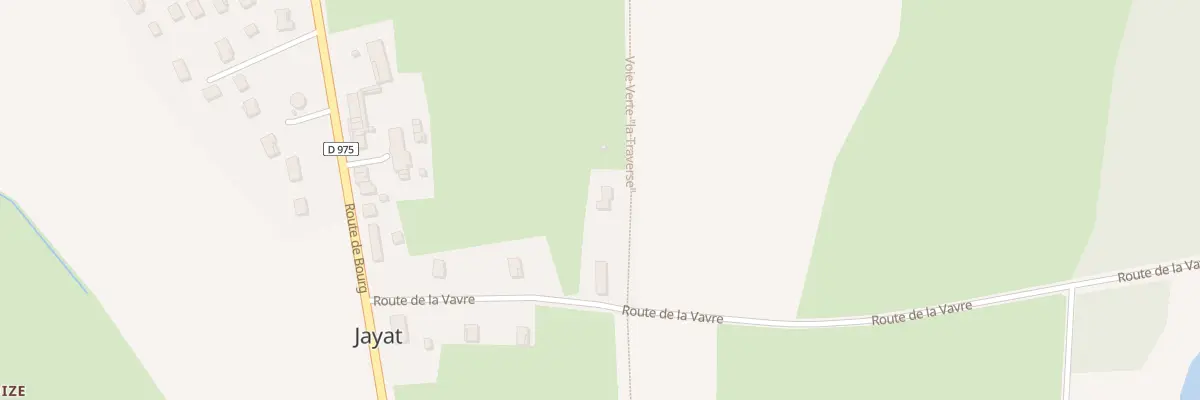 Plan du 217 Rte de la Vavre à Jayat
