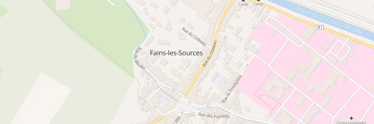 Plan du 13B Rue du Château à Fains-Véel