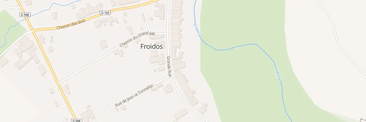 Plan du 23 Gr Grande Rue à Froidos