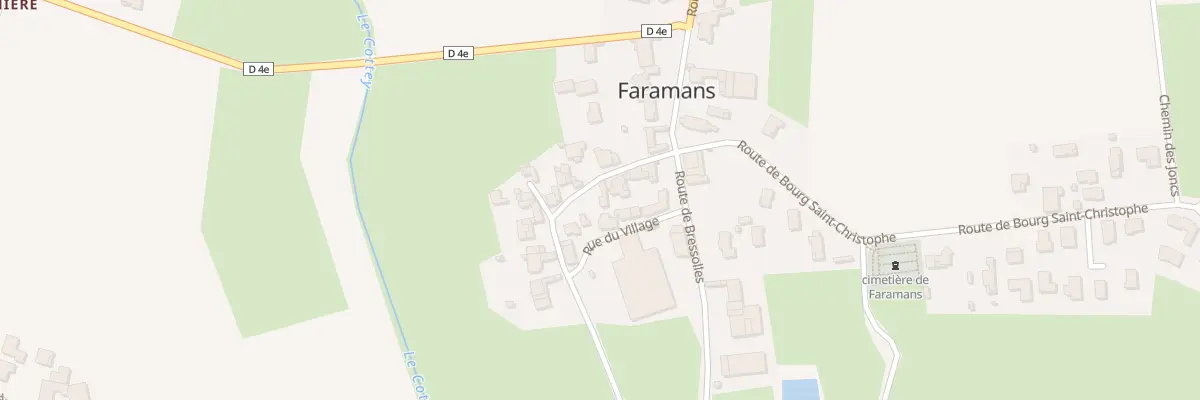 Plan du 75 Che de la Grange Carrée à Faramans
