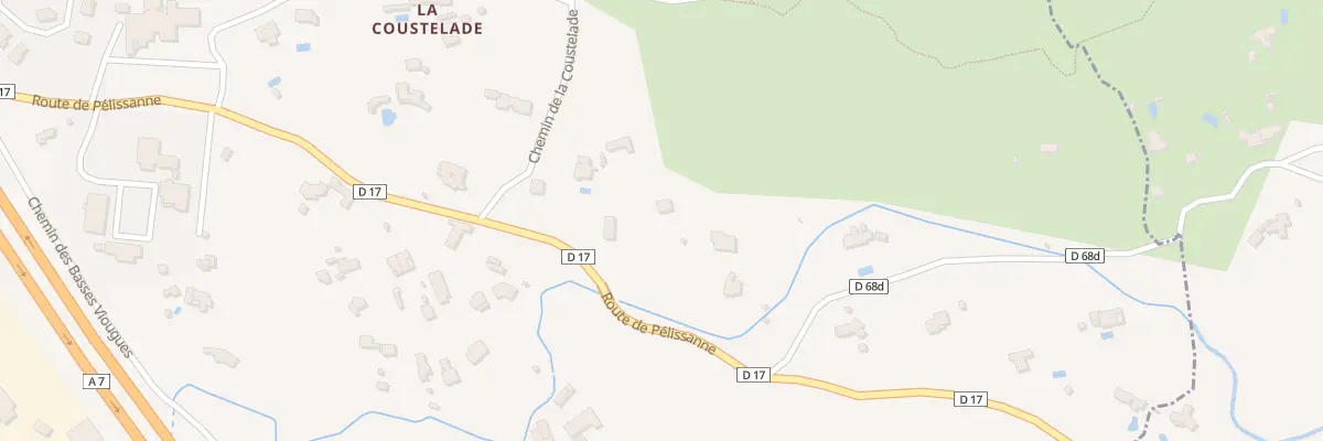 Plan du 9555 Vieille Route de Pelissann à Salon-de-Provence