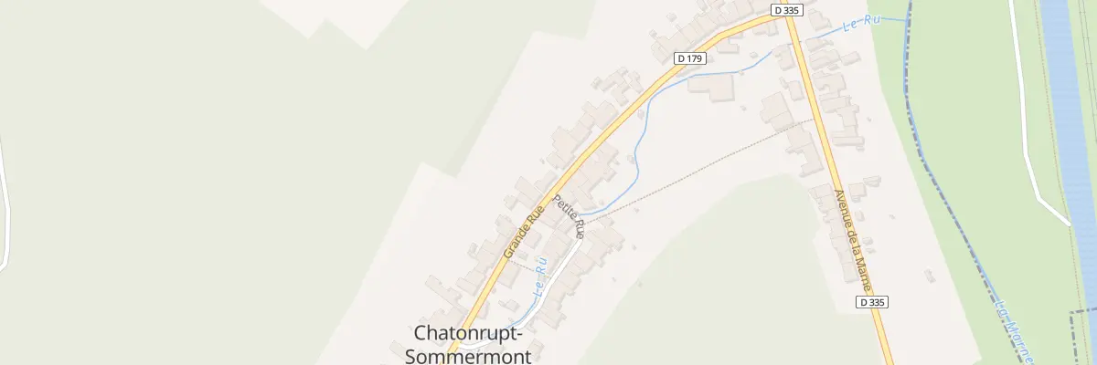 Plan du 29 Rue Grande Rue à Chatonrupt-Sommermont