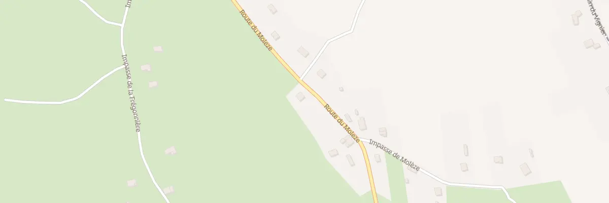 Plan du 376 Rte de Molèze à Charantonnay