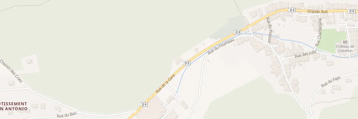 Plan du 31 Rue de la Gare à Chevillon