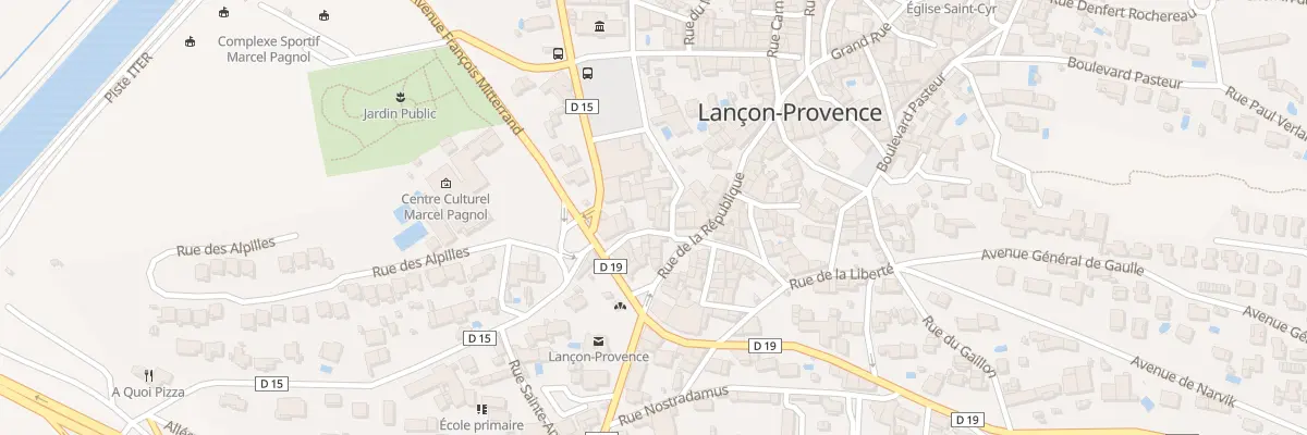 Plan du 14 Rue Kléber à Lançon-Provence