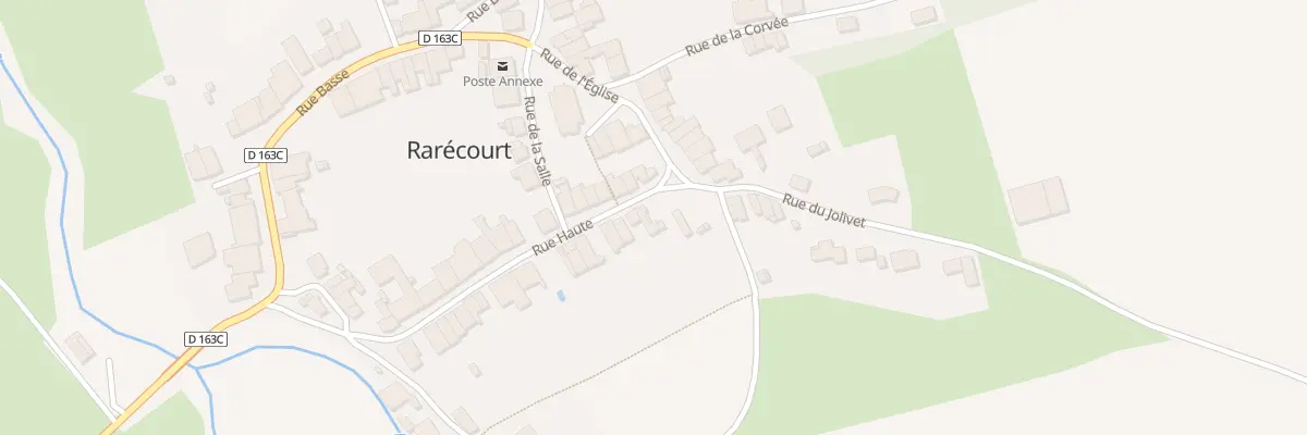Plan du 24 Rue Haute à Rarécourt