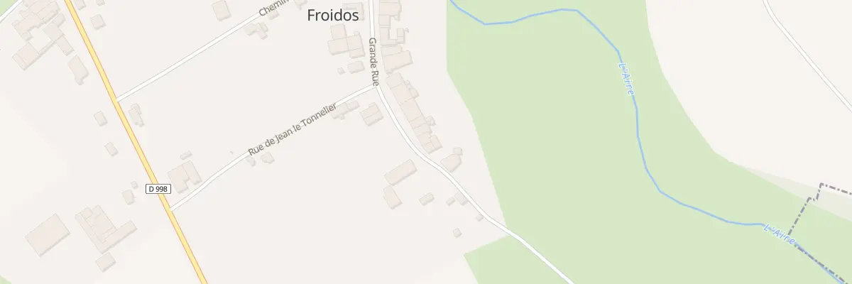 Plan du 33 Gr Grande Rue à Froidos