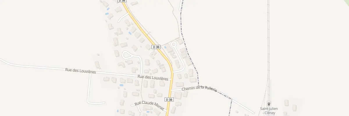 Plan du 3 Imp des Écureuils à Clénay