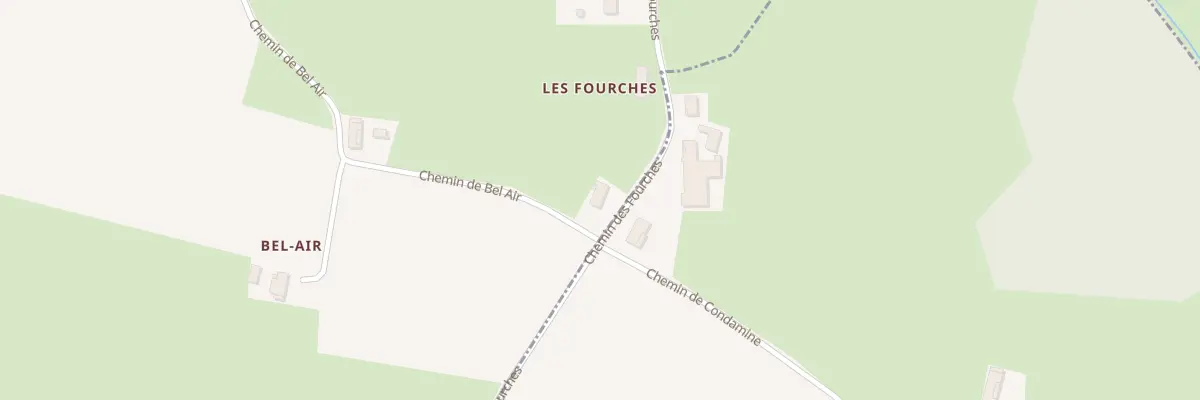 Plan du 474 Che des Fourches à Saint-Martin-le-Châtel