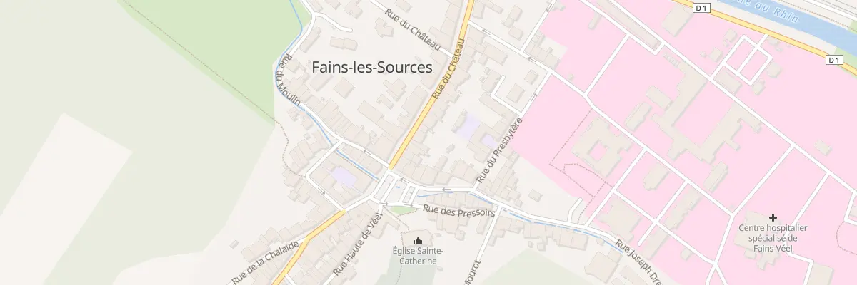 Plan du 10 Rue du Château à Fains-Véel