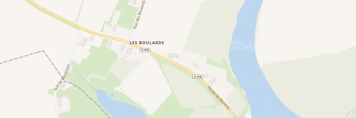 Plan du 4450 Rte de Montret à Branges