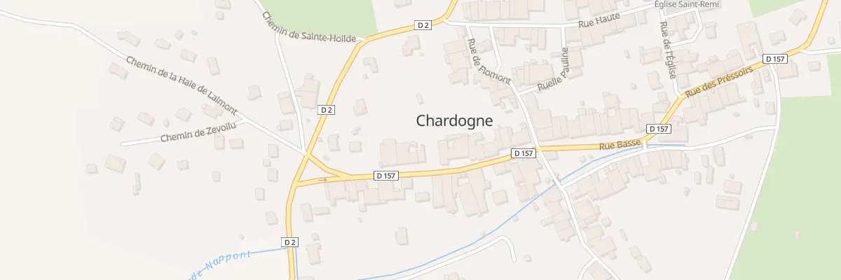 Plan du 14 Rue de la Petite Chardogne à Chardogne