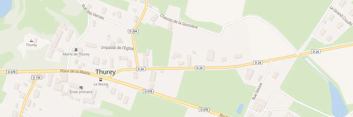 Plan du 5 Rte de Saint-germain-du-bois à Thurey