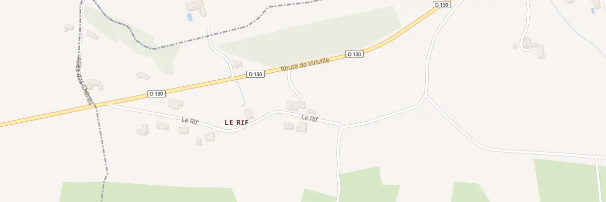 Plan du 307 Le Rif à Lentiol