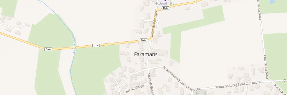 Plan du 40 Rte de Bressolles à Faramans