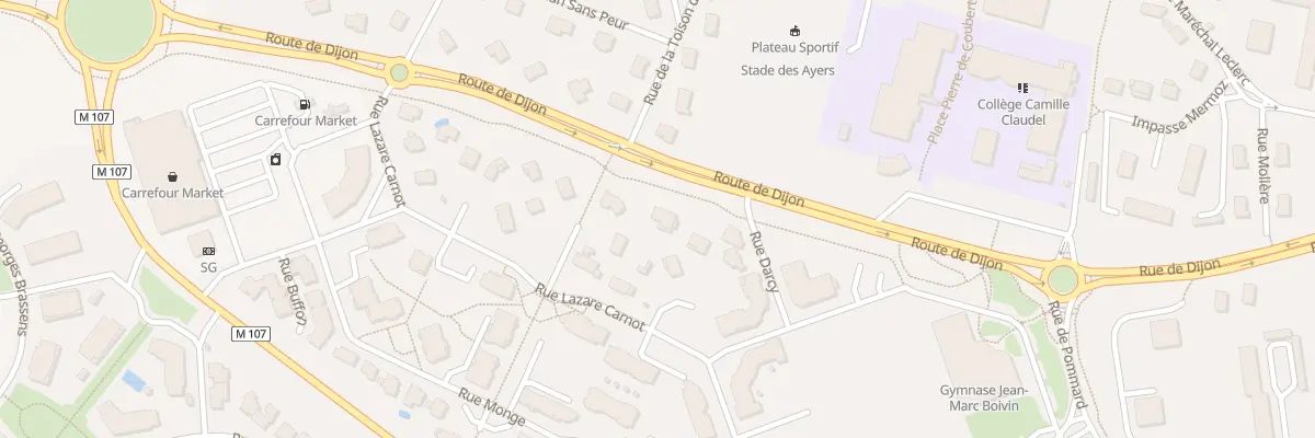 Plan du 24 Rue Lazare Carnot à Chevigny-Saint-Sauveur
