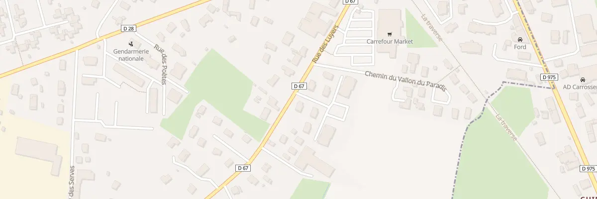 Plan du 255 Rue des Luyers à Montrevel-en-Bresse