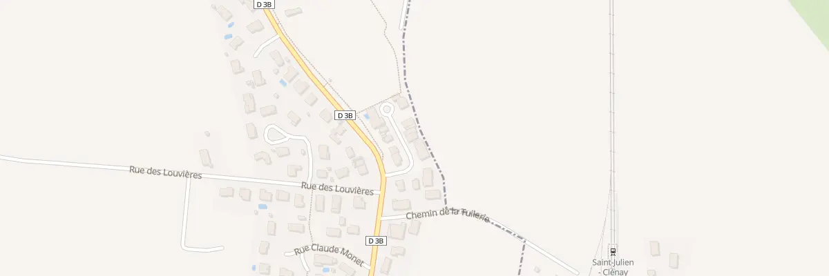 Plan du 6 Imp des Écureuils à Clénay