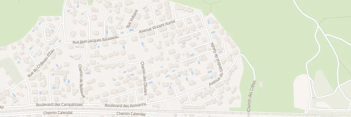 Plan du 5673 Le Rouveau à Sausset-les-Pins