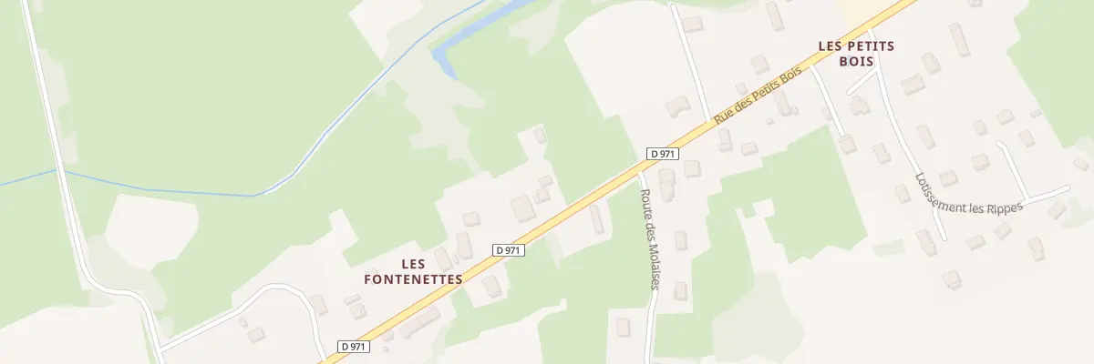 Plan du 670 Rue des Petits Bois à Bantanges