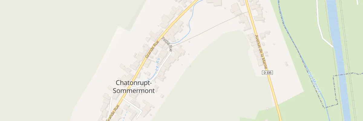 Plan du 13 Rue Petite Rue à Chatonrupt-Sommermont