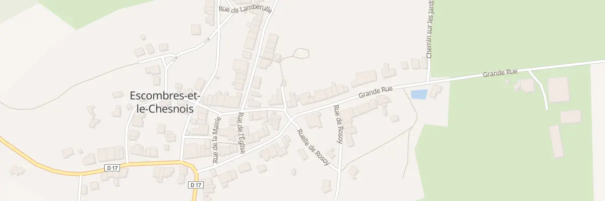Plan du 19 Gr Grande Rue à Escombres-et-le-Chesnois