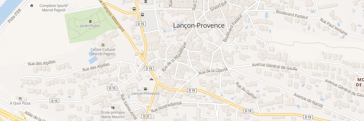 Plan du 8 Rue Kléber à Lançon-Provence