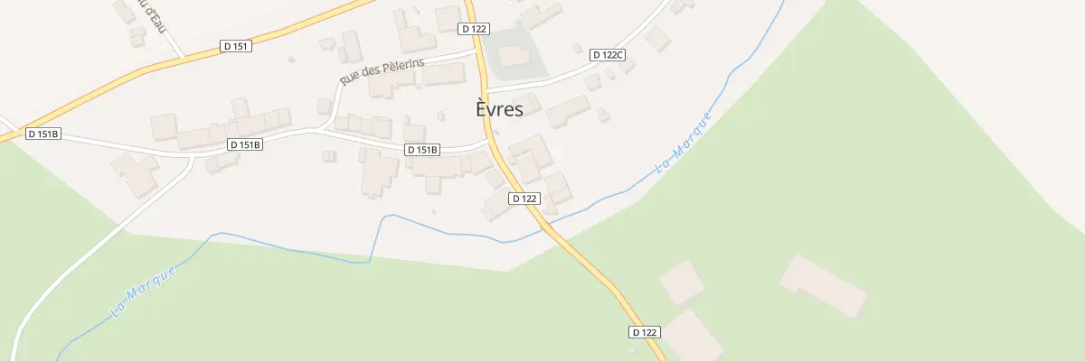 Plan du 1 Rue de la Tannerie à Èvres