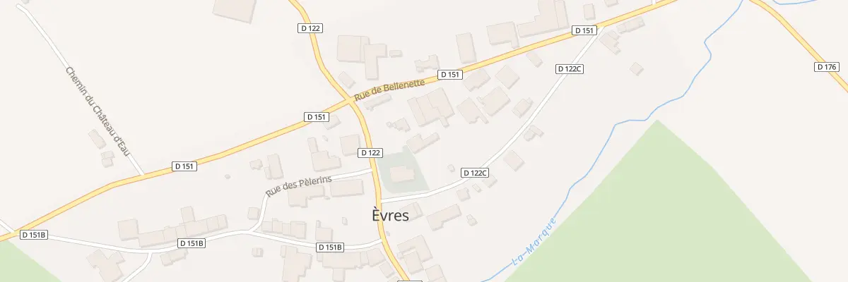 Plan du 6 Rue de Bellenette à Èvres