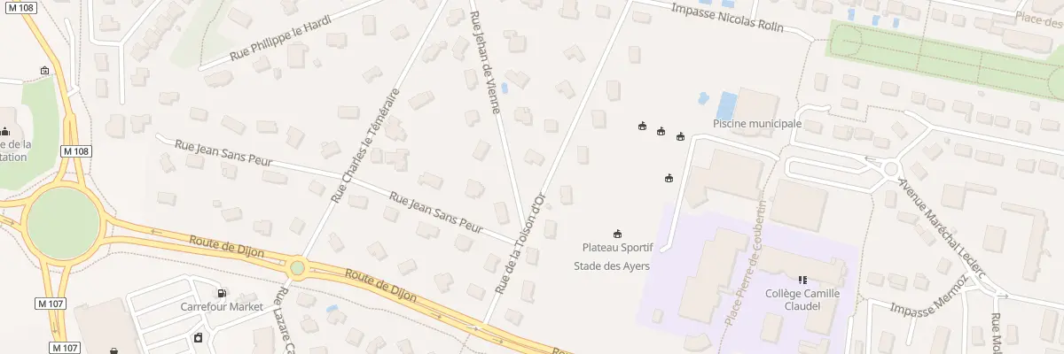 Plan du 5 Rue de la Toison d’Or à Chevigny-Saint-Sauveur