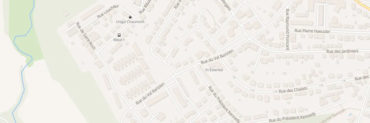 Plan du 96 Rue du Val Barizien à Chaumont