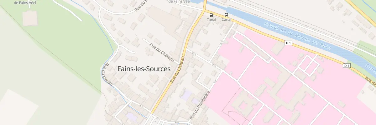 Plan du 34 Rue du Château à Fains-Véel