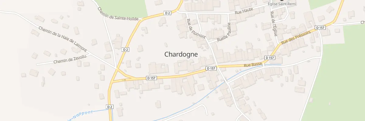 Plan du 12 Rue de la Petite Chardogne à Chardogne