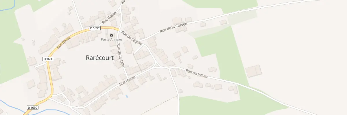 Plan du 2 Rue de l’Eglise à Rarécourt