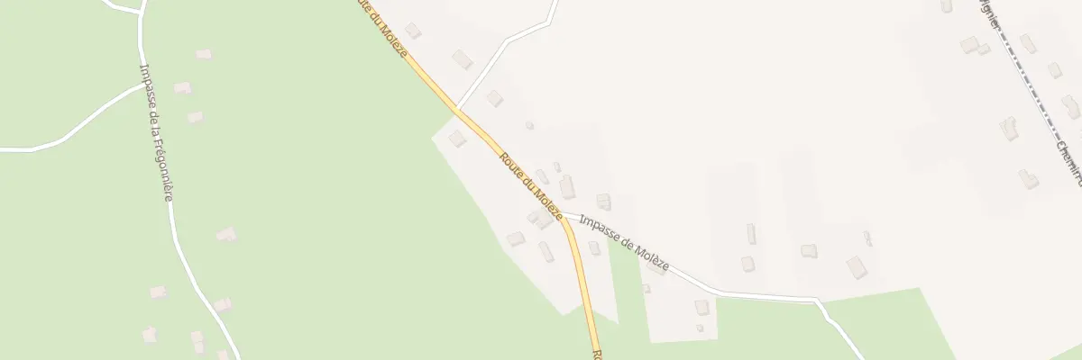Plan du 459 Rte de Molèze à Charantonnay