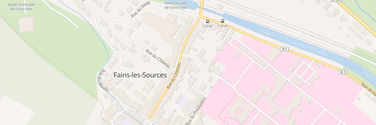Plan du 38 Rue du Château à Fains-Véel