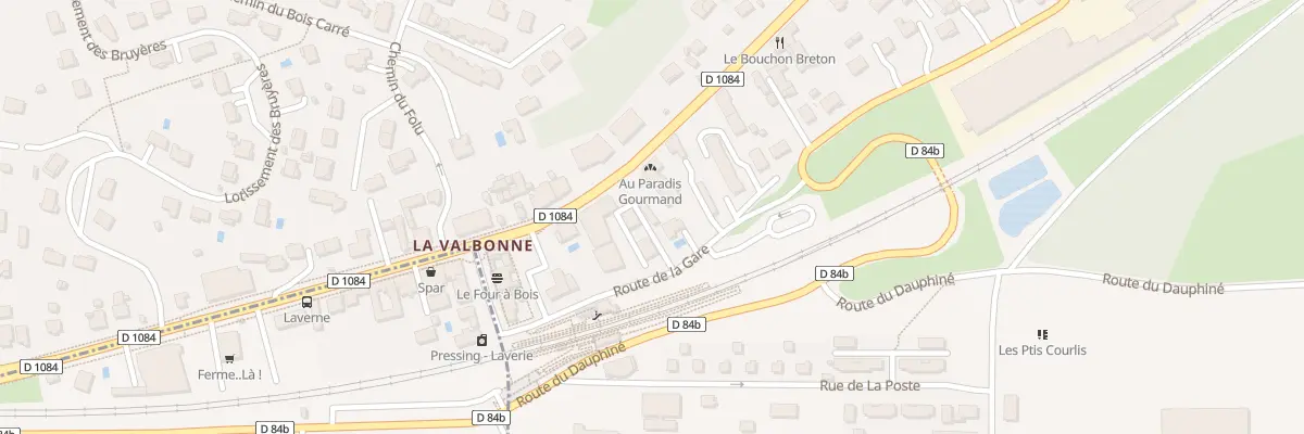 Plan du 550 Rte de la Gare à Béligneux