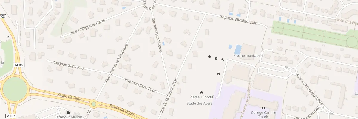 Plan du 7 Rue de la Toison d’Or à Chevigny-Saint-Sauveur
