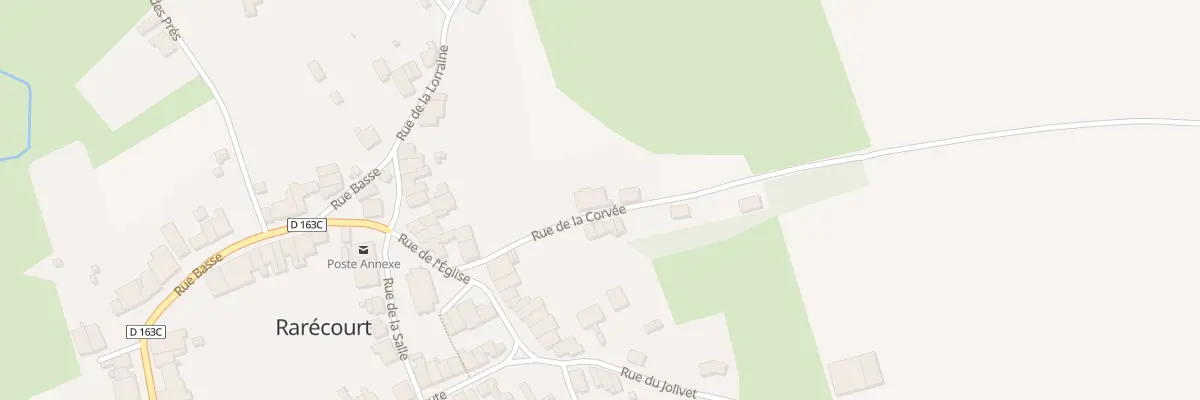 Plan du 1 Rue de la Corvee à Rarécourt