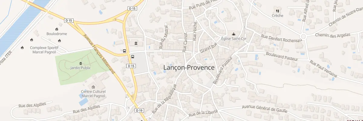 Plan du 17 Rue Carnot à Lançon-Provence