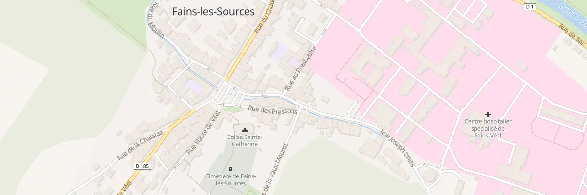 Plan du 9 Rue Joseph Dress à Fains-Véel